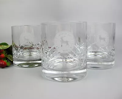 Buy Cut Crystal Glass Tumblers. Whisky / Old-Fashioned. Chorleywood Golf Club. VTG • 12.99£