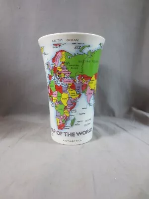 Buy Dunoon Stoneware Map Of The World Tall Latte Ceramic Mug By Jackie Reynolds • 21.99£
