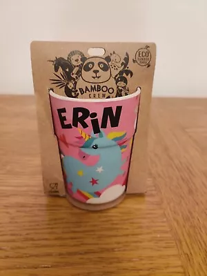 Buy Bamboo Crew Personalised Named Children’s Cup Eco-Friendly 250ml BNIB - ERIN  • 5.99£