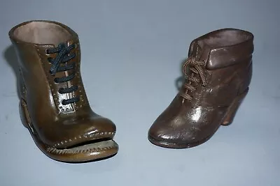 Buy Hand Made Pottery Tony Boots Odd Pair Leather Look Decorative Collectable  • 24.99£