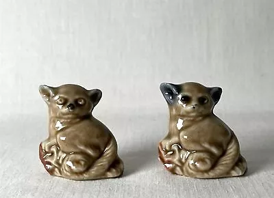 Buy 2 Vintage Wade Whimsies Ceramic Ornament Figurines BUSH BABY Diff Colourways • 3.95£