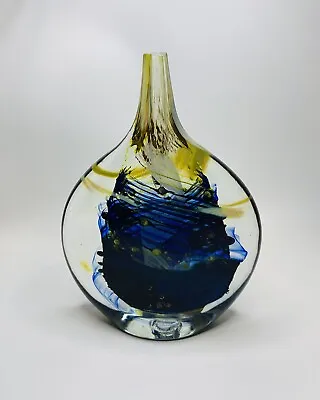 Buy Michael Harris Glass Vase Lollipop Isle Of White / Mdina Under Water World Top Z. • 148.97£