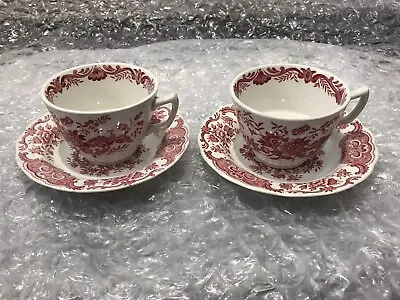 Buy Ridgway Staffordshire England ‘Windsor’ Pair Of Tea Cup & Saucers - SECONDS • 30£