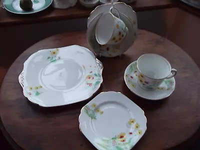 Buy Stanley Bone China, Hand Painted  2 Person Teaset. 9 Pieces In Total. • 15£
