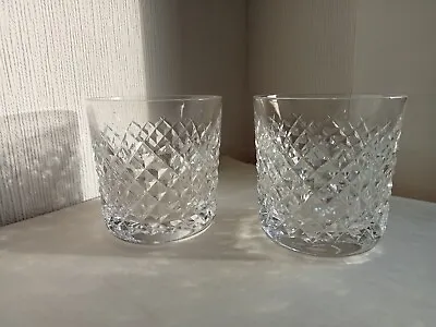 Buy 2 Waterford Crystal Alana Cut 8oz Old Fashioned Tumblers • 40£