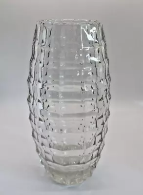 Buy VINTAGE DAVIDSON JACOBEAN 9  (23 Cm) GLASS VASE • 9.95£