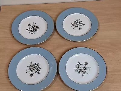 Buy Royal Doulton Rose Elegans Tea Plates/Side Plates X 4 • 5£
