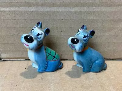 Buy Two Vintage Wade Whimsey Lady And The Tramp  Jock  The Dog Figurines / Figures • 6.95£