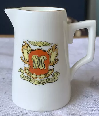 Buy Vintage Arcadian Crested China Jug. Arms Of Haslemere Crest. VGC.  • 2.99£