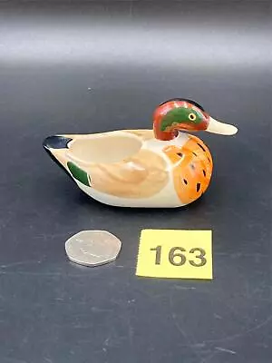 Buy WH Goss Crested China - Teal Duck, Posy Holder - Rare! (USA Exported) • 75£