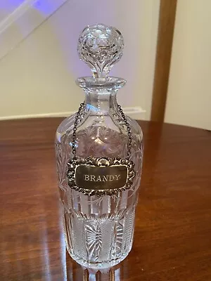 Buy ANTIQUE Lead Crystal Cut Glass Decanter With Stopper  • 98£