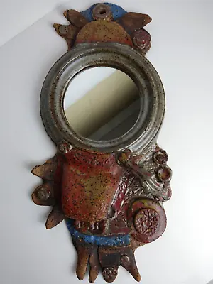 Buy Handcrafted Stoneware Wall Hanging Art Mix Of-Medieval/Cowboy/Funky  Signed BH • 99.58£