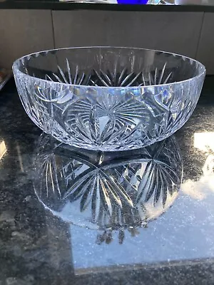 Buy Vintage Cut Crystal Glass Fruit Or Trifle Bowl • 20£
