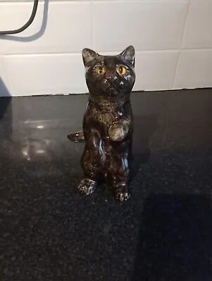 Buy Mike Hinton Black Cat 20 Cm Tall Very Small Chip In Right Ear • 30£