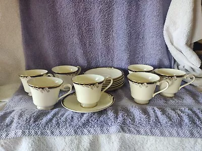 Buy Vintage Set Of 7 Minton Bone China Tea Cups & 8 Saucers Royal Doulton *newbury * • 34.99£