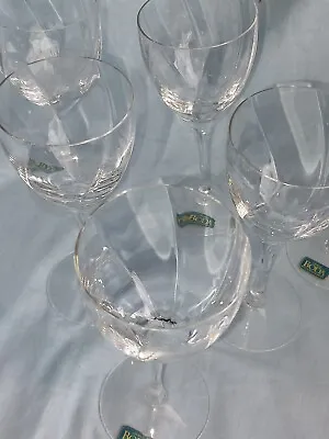 Buy Kosta Boda  ~Swedish ~ 6 X Wine/Sherry Glasses-6  Or 15cm-Swirl Panelled Inside • 31£