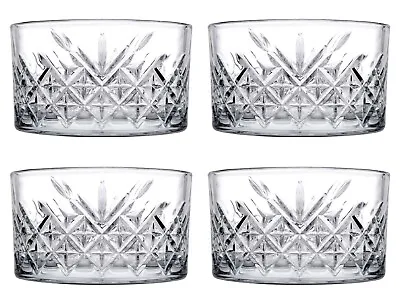 Buy 4 Or 8pc Glass Dessert Bowls 250ml Sundae Pudding Ice Cream Bowls Snack Dishes • 14.99£