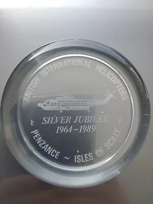 Buy Penzance To Scilly Commemorative Glass Paperweight • 5£