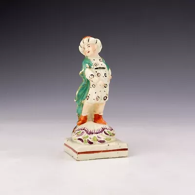 Buy Antique Staffordshire Pottery - Pearlware - Miniature Turkish Man Figure • 0.99£