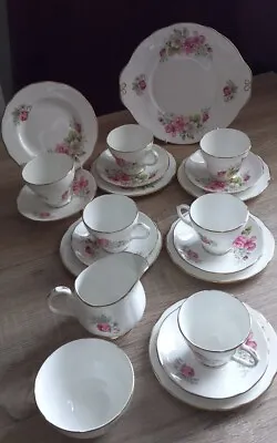 Buy Vintage Duchess '362' Bone China England Tea Set 21 Pcs In Excellent Condition • 60£
