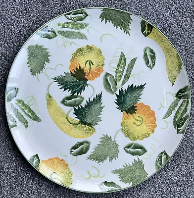 Buy A Vintage Poole Pottery Hand Painted Serving Plate Dorset Fruits Alan Clarke • 22£