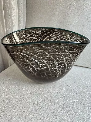 Buy Tortoise Art Glass Bowl Fruit Bowl Vase Large • 39.99£