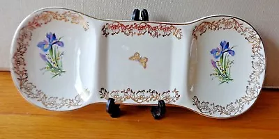 Buy British Anchor Staffordshire Vintage China Sandwich-Horderves-Canapes Plate • 6.50£