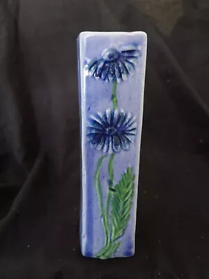 Buy Vintage Harmony Pottery Cornwall, Slab Built Pretty Small 6  Floral Vase. • 11£