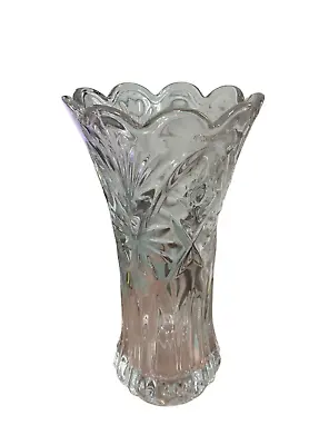 Buy Beautiful Crystal Clear Diamond Lead Crystal Glass Vase Small 1 Pcs • 7.99£