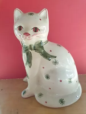 Buy Vintage Ceramic Cat Hand Painted At Rye Studio Pottery  6   🐈 • 19£