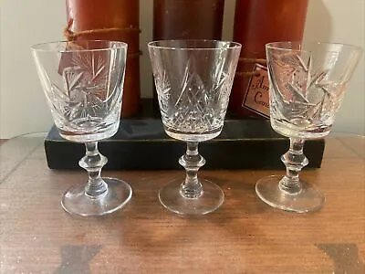 Buy AJKA CSOPAK Pinwheel - Set Of 3 Crystal Claret Wine Glasses • 28.44£