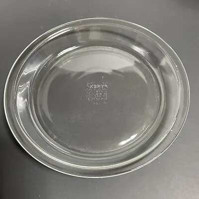 Buy PYREX #209 Pie Dish 9 Inch Baking Plate Clear Glass Vintage • 7.06£