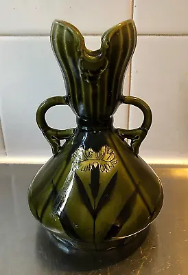Buy Antique Austrian Secessionist Art Nouveau Ceramic Vase Joseph Stranct Jr. ~ 7  • 33.50£