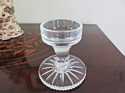 Buy Galway Crystal Glass Pillar Candle Holder • 20£