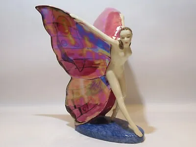 Buy Carlton Ware Art Nouveau Style Hand Painted 'butterfly Girl' Ltd. Ed.figurine(1) • 145£