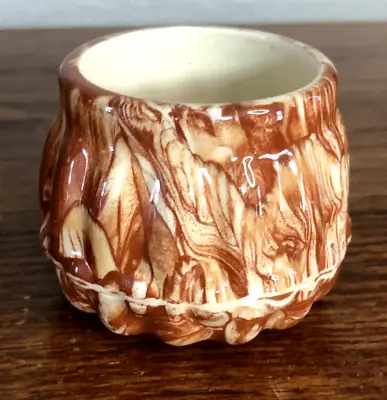 Buy Vtg. Alaskan Native American Art Pottery Marbled Clay Votive Holder Cup By Ruby • 4.16£