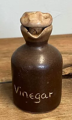 Buy Vintage Stoneware Studio Pottery Vinaigrette Vinegar Jug Wales Welsh Marked • 9.99£