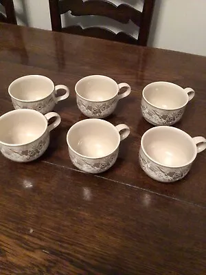 Buy Poole Pottery   Mandalay  6 Cups & 6 Saucers • 5£