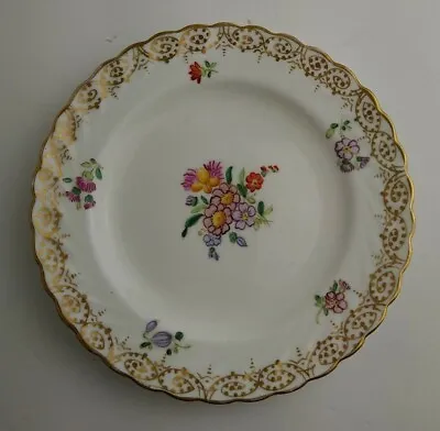 Buy Adderley Plate Dish Dresden Pattern English C1910s 16cm Wide 04630 Hand Painted • 6.62£