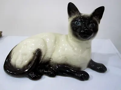 Buy Vintage Beswick Pottery Siamese Cat 1558 ...18 X 11 CM • 12.99£