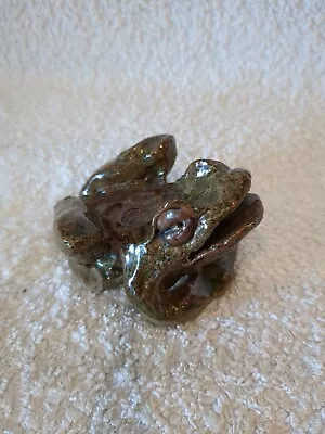 Buy Small Collectable Handmade Glazed Pottery Frog Ornament By Wolfscastle Pottery • 8.99£