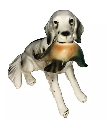Buy  Austrian Wiener Kunst Keramos Porcelain Dog Figurine Hunting Dog Bird Pheasant • 67.19£