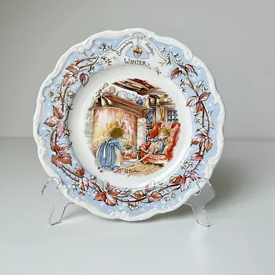 Buy Bramley Hedge Winter Decorative Ceramic Plate By Royal Doulton 8  Made In UK • 12£