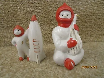 Buy Kiev USSR Porcelain Figures - 2 Cosmonauts • 45£