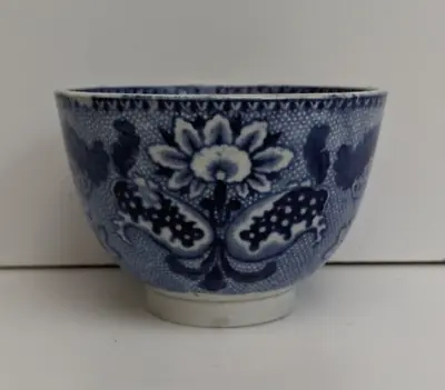 Buy 19th Century Blue & White Transferware Tea Bowl • 8£