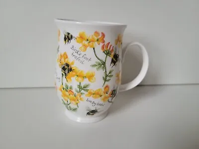 Buy Dunoon Spring Flowers Bone China Mug Jane Fern Design Yellow Bees  • 10.95£