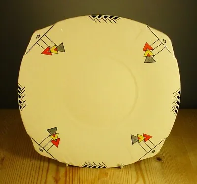 Buy Alfred Meakin  Tone  Art Deco Arrow Plate • 4.99£
