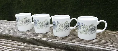 Buy 4 Susie Cooper For Wedgwood Glen Mist Bone China Coffee Cans / Cups • 15.99£