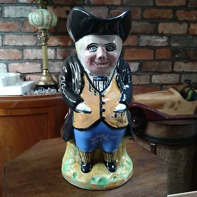 Buy Tall Antique Handpainted Dickensian Style Toby Jug By ES • 39.99£