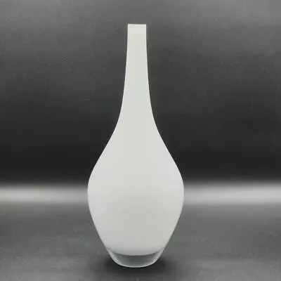 Buy IKEA Hand Blown Salong Sommerso Glass Vase White Johanna Jelinek Retired 12” • 28.45£